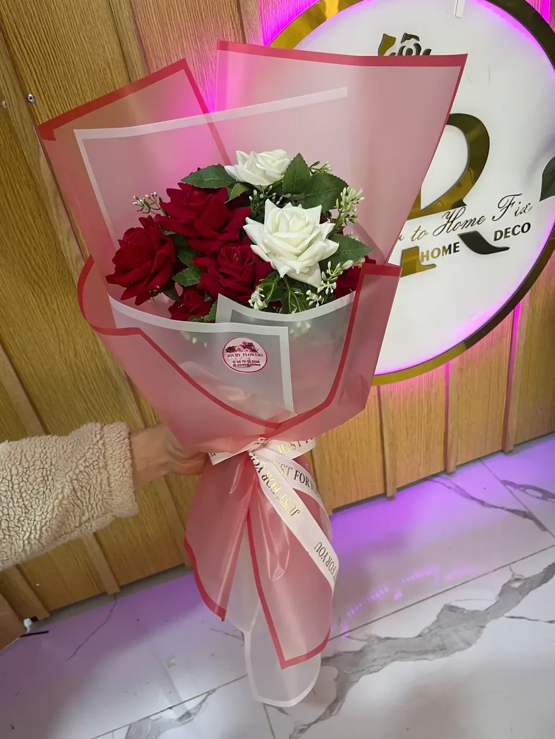 bouquet rose anniversaire Tétouan