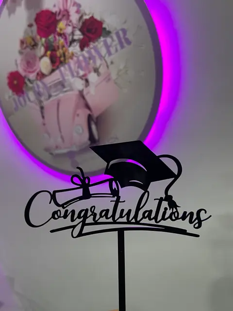 Topper félicitations pour graduation à Tetouan