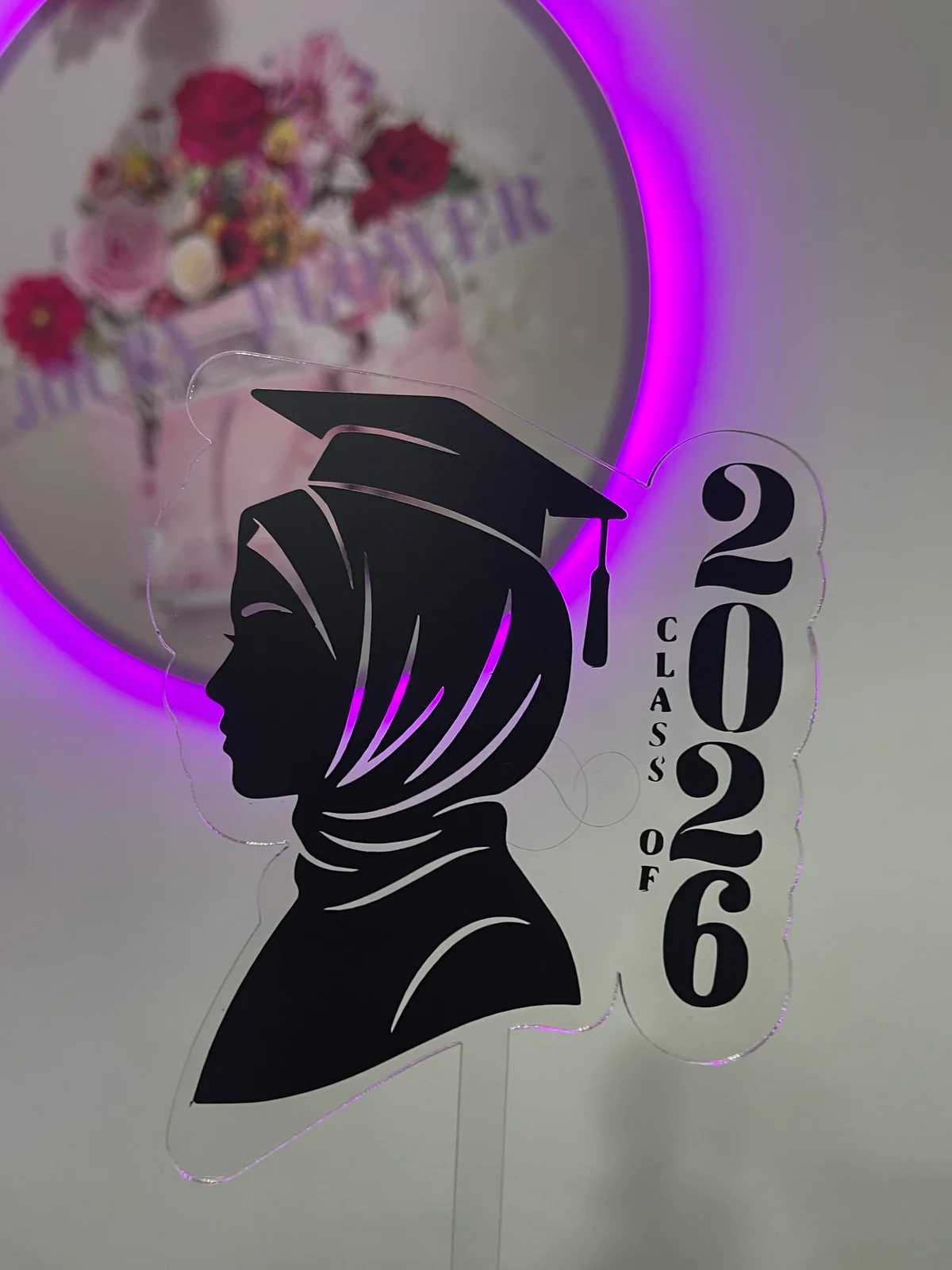 Graduate silhouette 2026 plaque
